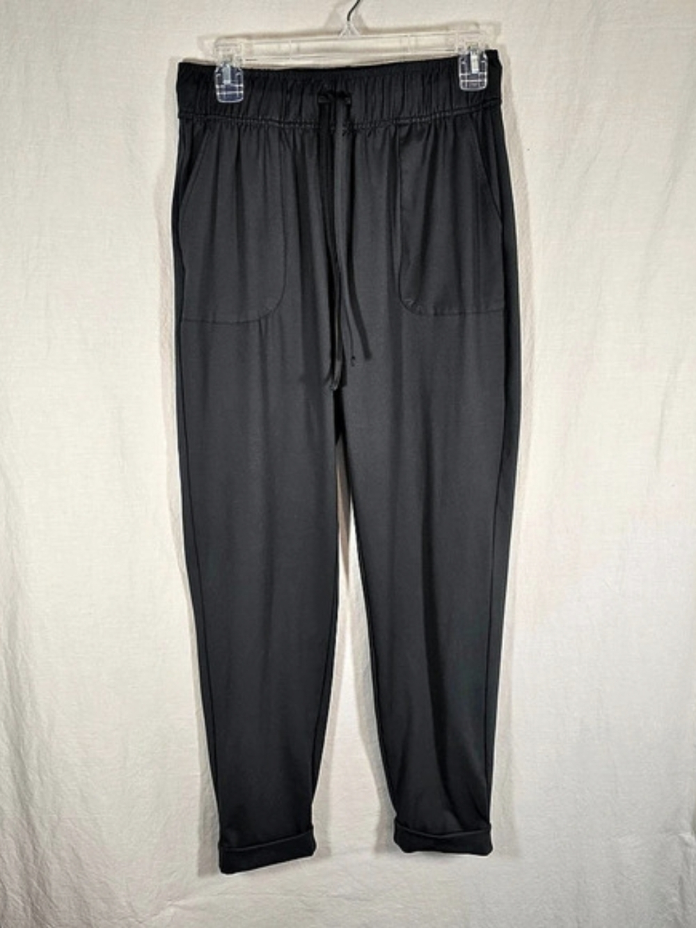 Rachel Zoe Black Stretch Pull-On Tapered Pants Women’s S
